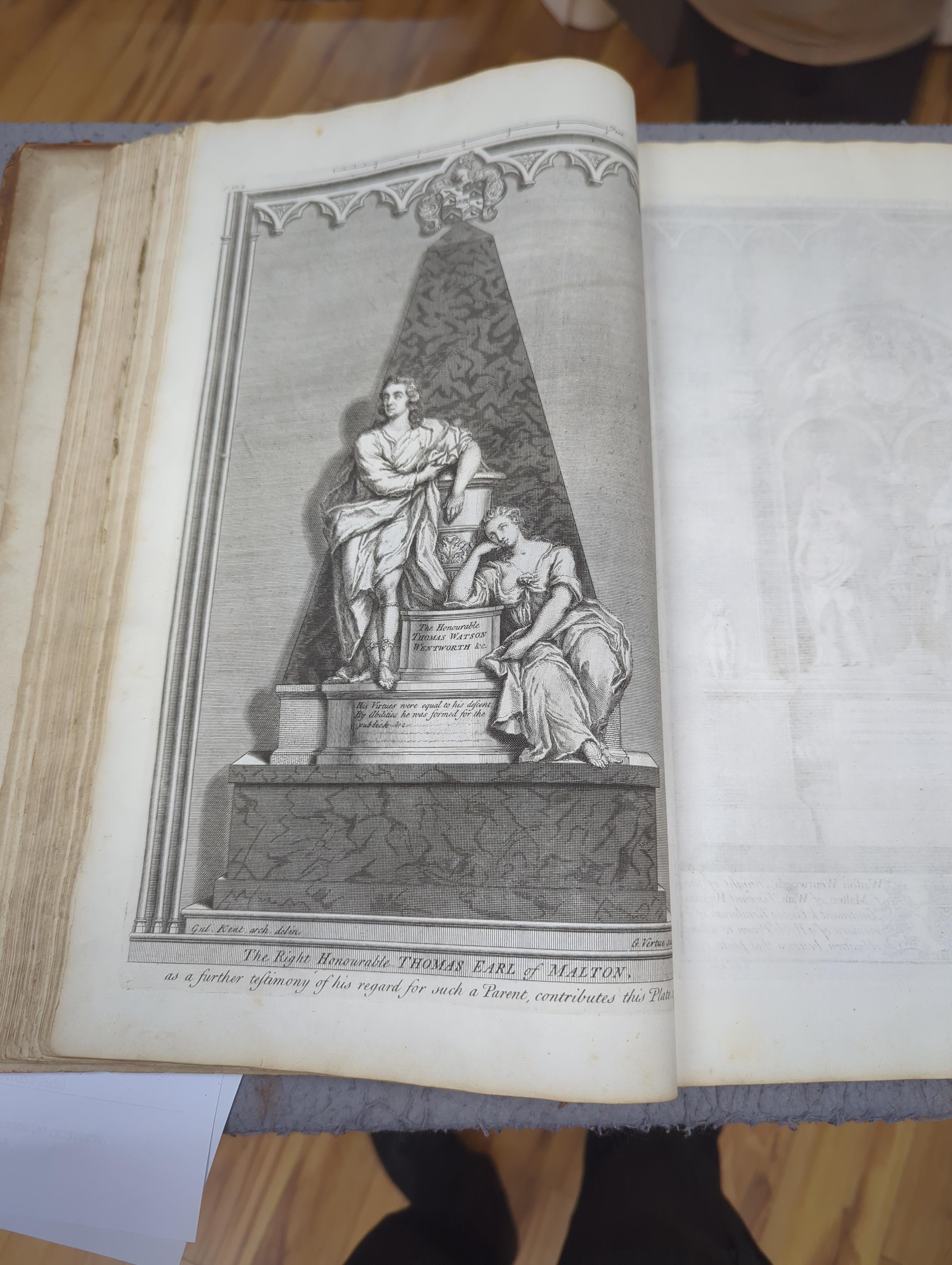 YORKSHIRE: Whitaker, Thomas Dunham. Loidis and Elmete; or, An attempt to Illustrate… the Lower Portions of Aredale and Wharfdale, Together with the Entire Vale of Calder, engraved portrait frontispiece, 49 engraved plate